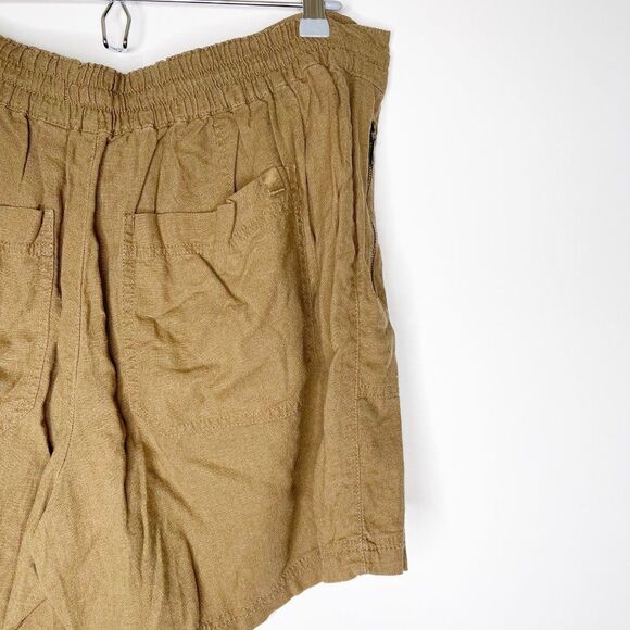 SUPPLIES BY UNIONBAY Sybil Linen Blend Solid Short - Picture 7 of 12